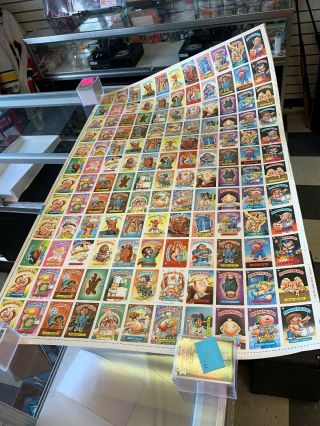 Garbage Pail Kids 5th Series 1986 Uncut Sheets No Die Cuts Board 1&2 Great Cond