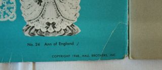 Vintage 1948 Hallmark Paper Dolls Collector ' s Album Dolls of the Nations 3