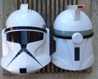 Star Wars Clone Storm Trooper Talking/voice Changer Helmet Hasbro 2008 White