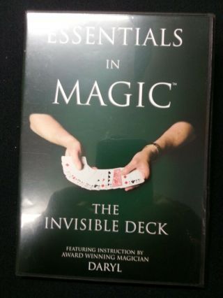 Essentials In Magic Invisible Deck - Magic Dvd