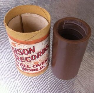 Brown Wax Edison Cylinder 6701 Frederick Hagar Violin (phonograph Record)