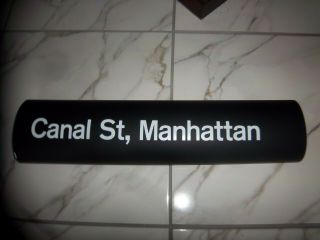R32 R38 Nyc Subway Sign Canal Street Small Manhattan Ny Tribeca Soho Roll Sign