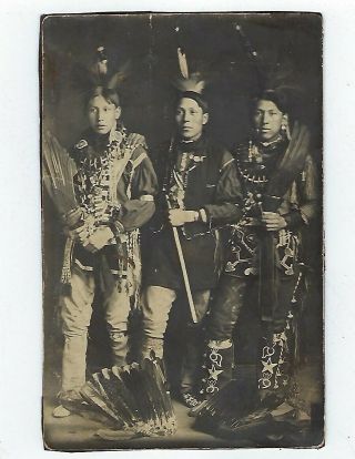 Old Photo Of Three Potawatomi Boys
