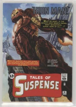 2018 Upper Deck Marvel Masterpieces Iron Man 89 What - If Parallel /50
