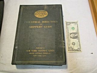1920 - 1921 York Central Lines Railway Industrial Directory & Shippers Guide