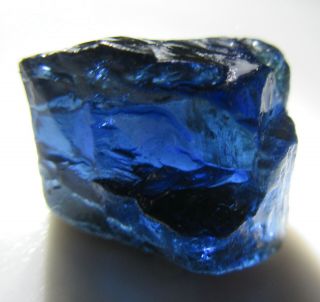 9.  70 Crt Sapphire Blue Tourmaline Facet Rough F17