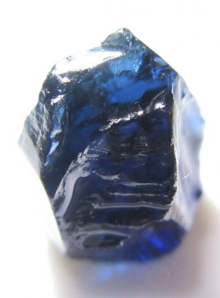 6.  10 Crt Sapphire Blue Tourmaline Facet Rough f19 3