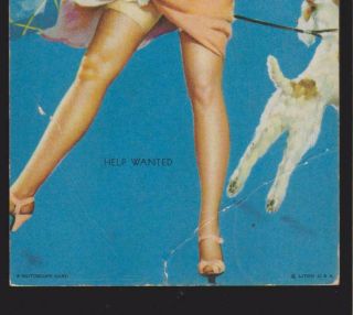 2 Vintage GIL ELVGREN 1930s Pin - Up Girl MUTOSCOPE Cards NMint B & B Inc 5