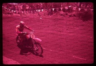 (348) 1977 35mm Slide Photo Us Grand Prix 500cc Motorcycle Race,  Carlsbad Ca