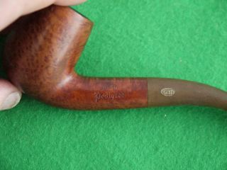 Gbd Pedigree Briar Pipe With Hand Cut Matching Mouthpiece