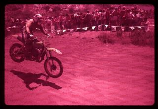 (343) 1977 35mm Slide Photo Us Grand Prix 500cc Motorcycle Race,  Carlsbad Ca