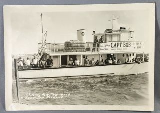 1949 Miami Florida Deep Sea Fishing Capt.  Bob Hazel D Photograph
