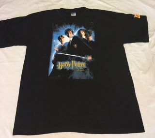 Harry Potter Chamber Of Secrets Movie PROMO PROMOTIONAL T Shirt SIZE XL 2