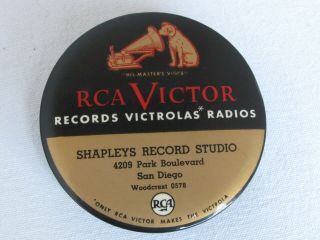 Vintage Rca Victor Celluloid Record Cleaning Brush Shapleys Record Studio