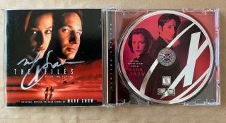 Autographed X - Files Fight The Future Cd
