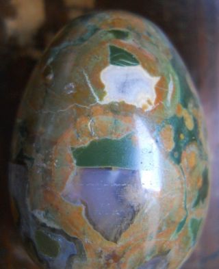 Austrailian Rainforest Jasper Egg  Sphere Marble 219