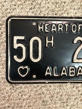 1966 Marshall County Alabama “Pickup Truck” License Plate —Original Paint 2