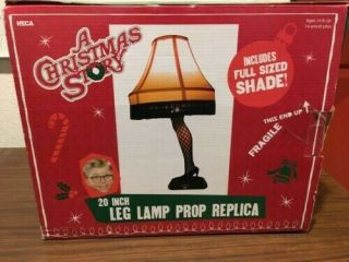 A Christmas Story Leg Lamp Nib (open Box) 20 Inch