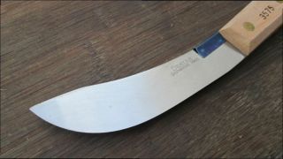 SHARP - Vintage Dexter Carbon Steel Chef/Butcher ' s Skinning Knife w/Guard 2