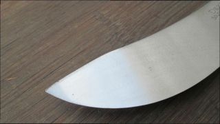 SHARP - Vintage Dexter Carbon Steel Chef/Butcher ' s Skinning Knife w/Guard 3