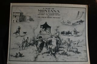 1937 Map Of Montana 
