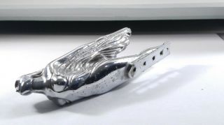 ANTIQUE 1940 ' s CADILLAC FLYING LADY GODDESS CHROME PLATED HOOD ORNAMENT 8