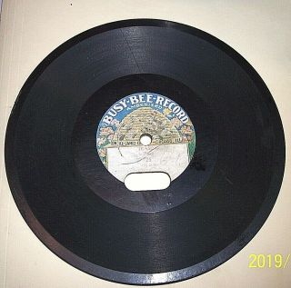 Early Busy Bee 7 " Disc Phonograph Record 25,  " Teasing "
