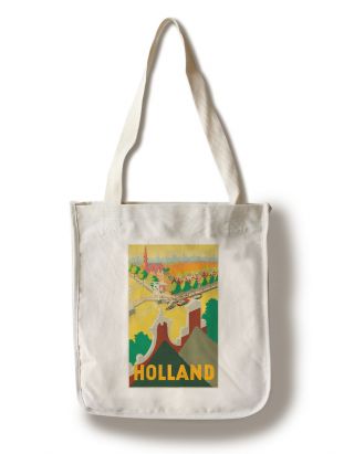 Netherlands - Holland Erkelens 1945 Vintage Ad (100 Cotton Tote Bag - Reusable)