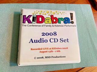 2008 - Audio Cd Set From Kidabra Conference - 8 Sessions Recorded Live