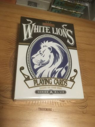 White Lions Series A Blue David Blaine