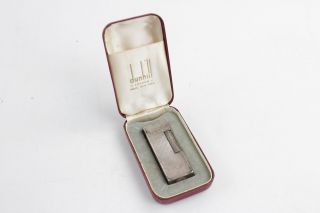 Vintage Dunhill Silver Plate Cigarette Lighter (74g)