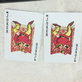 2 Decks Vintage KEM Plastic Playing Cards Complete Red Blue 5