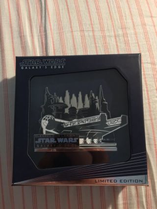 Limited Edition Jumbo Disney Star Wars Galaxy’s Edge Millennium Falcon Pin