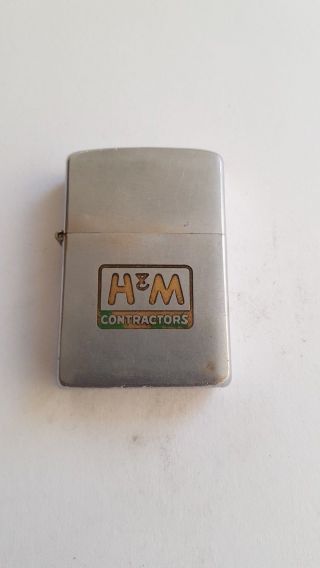 Zippo Lighters H&m Contractors 1960 Limited Edition