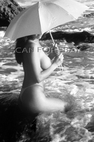 Nude 35mm Negative Busty Female Model Vintage Artistic Beach Pinup H40.  3