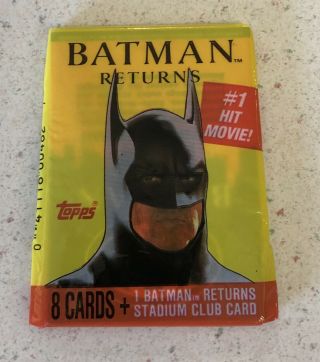 Batman Returns Topps Complete Card Set Plus