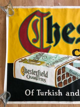 Chesterfield Cigarette Sign Fabric Banner Advertising Liggett & Myers 4