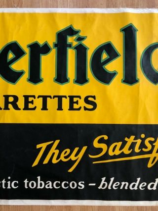 Chesterfield Cigarette Sign Fabric Banner Advertising Liggett & Myers 6