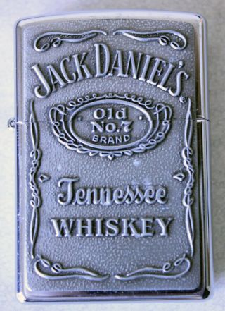 2005 Zippo Lighter " Jack Daniels Old No.  7 Brand Whiskey " Unfired