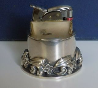 Vintage International Sterling Lighter With Evans Insert
