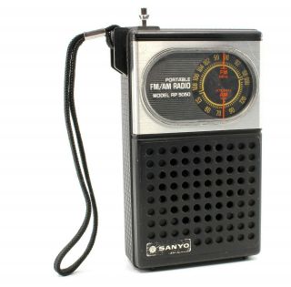 Sanyo Rp - 5050 Am/fm Pocket Transistor Radio