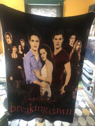 Twilight Saga Breaking Dawn Part 1 Fleece Throw Blanket