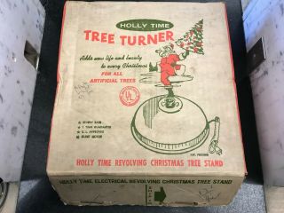 Vintage Holly Time Tree Turner 1960 