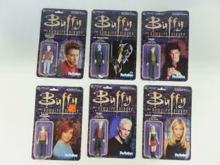 Buffy The Vampire Slayer - Complete Set Of 6 Reaction Figures Angel - Funko 2014