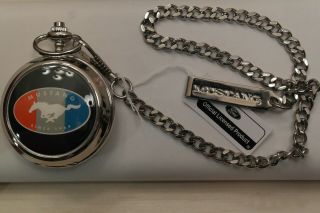 40th Anniversary Ford Mustang Pony Car Pocket Watch