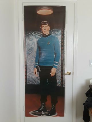 Star Trek,  Vintage 1976 6 ' Kirk & Spock Posters,  Door Size.  is. 6