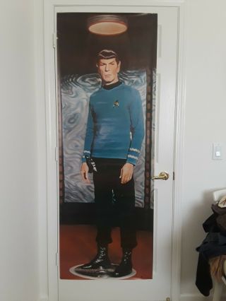Star Trek,  Vintage 1976 6 ' Kirk & Spock Posters,  Door Size.  is. 8