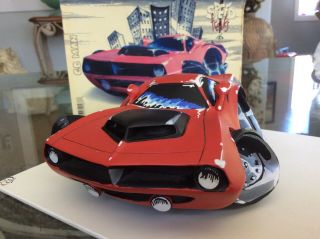 Rare Speed Freaks Go Man Red Cuda By Terry Ross Displayed Only Xlnt