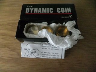 Magic Dynamic Coin - With Instructions By First Magic - Magic Trick