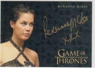 Rittenhouse Game Of Thrones Inflexions Roxanne Mckee As Doreah Auto